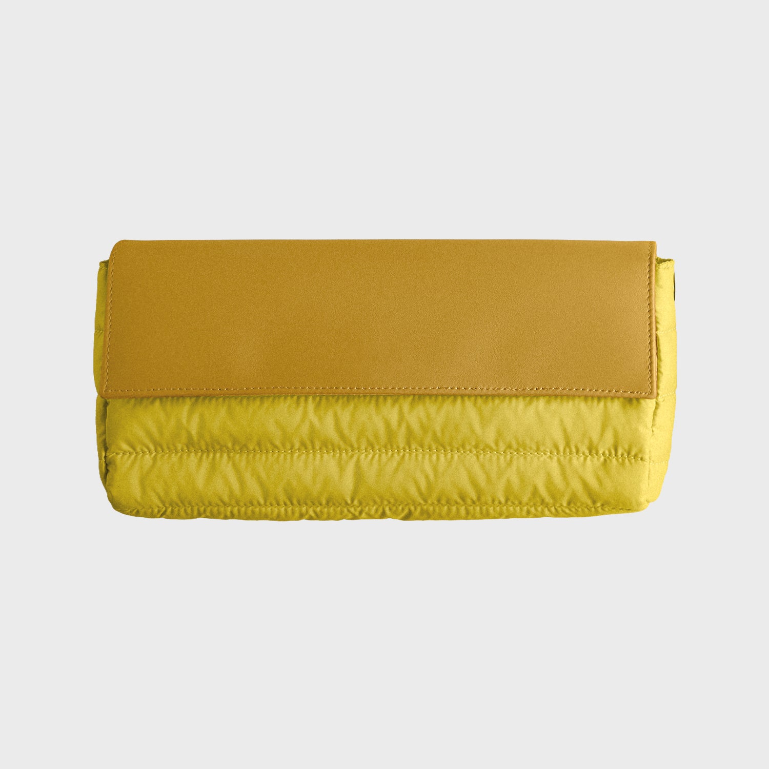 Quilted Puffy Leather Pouch