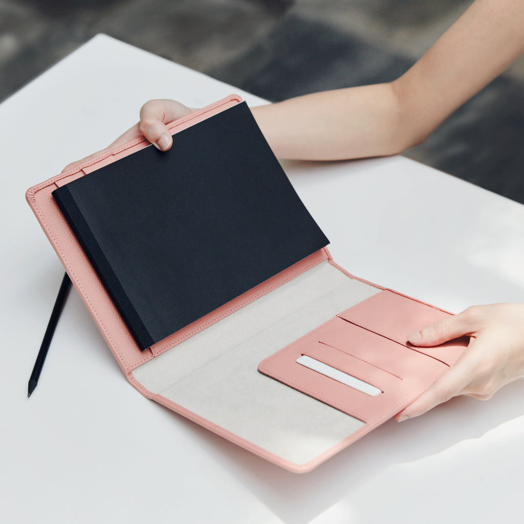 Notepad Holder Leather & Paper Gifts Bynd Artisan