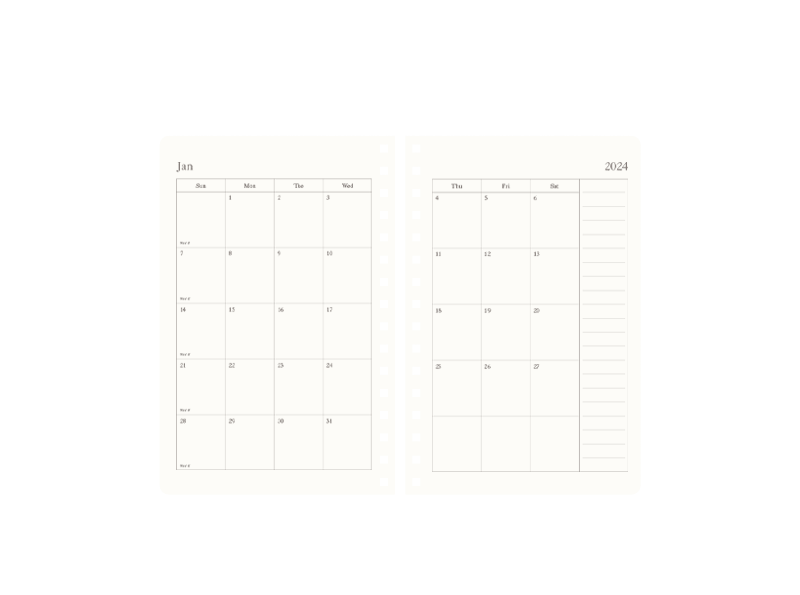 2024 Planner 120gsm (120pg)