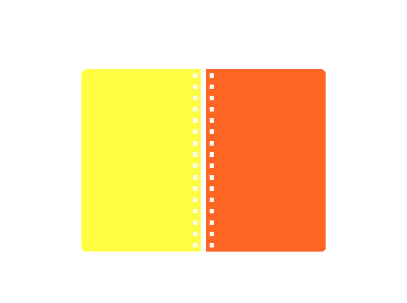 黄色/橙色 80gsm (160pg)