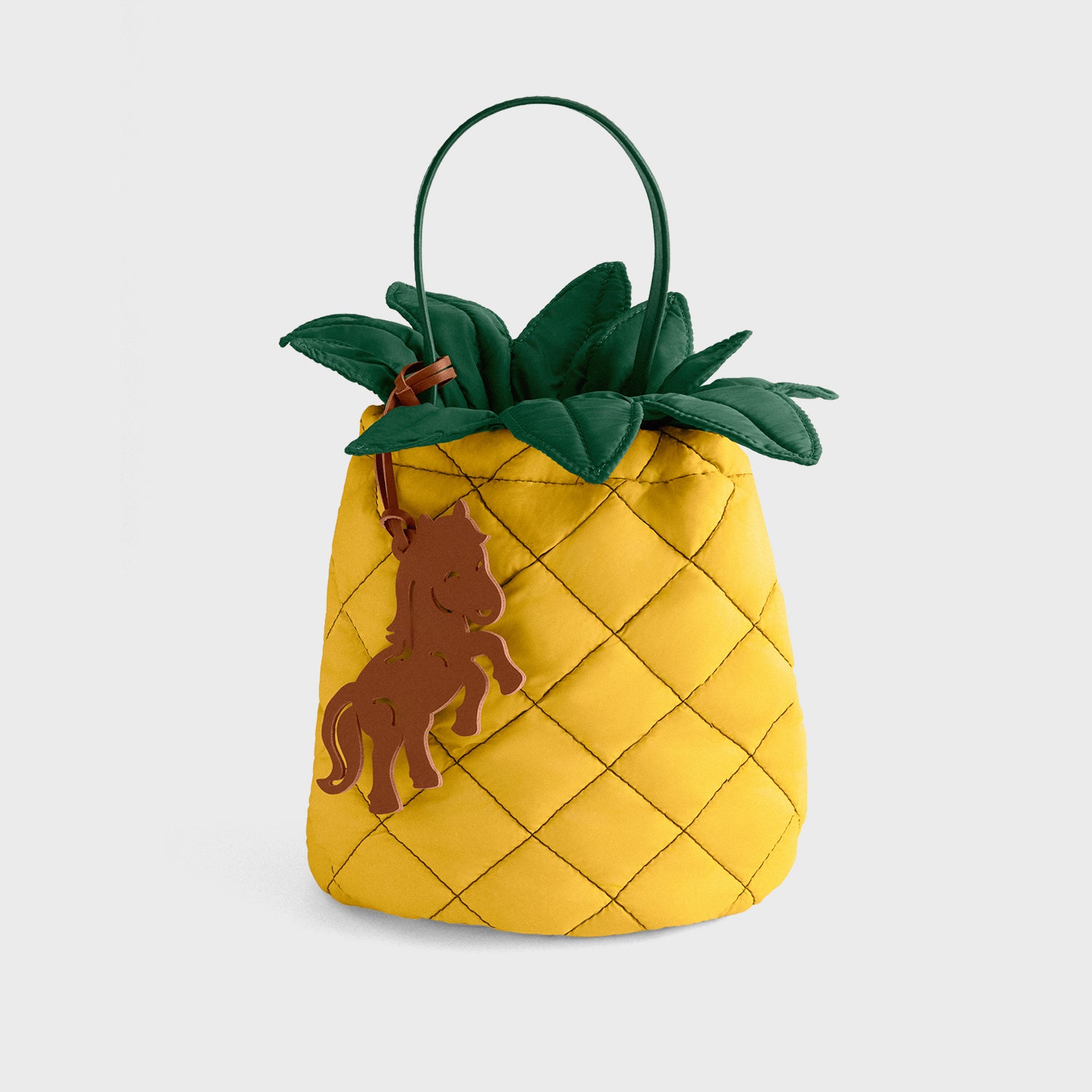 Quilted Puffy Pineapple Bag (Pre-Order)