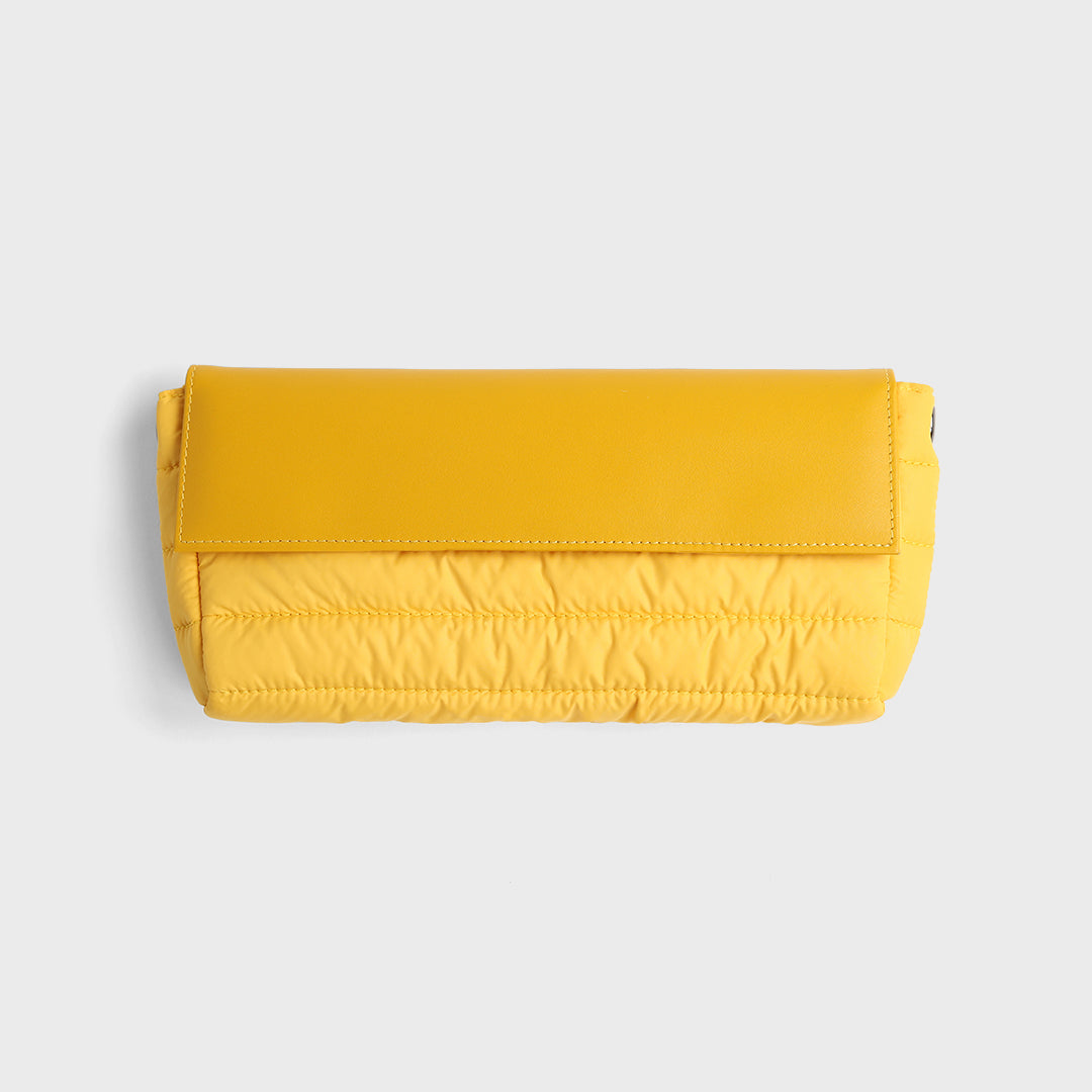 Quilted Puffy Leather Pouch