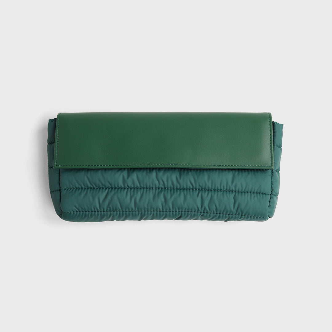 Quilted Puffy Leather Pouch