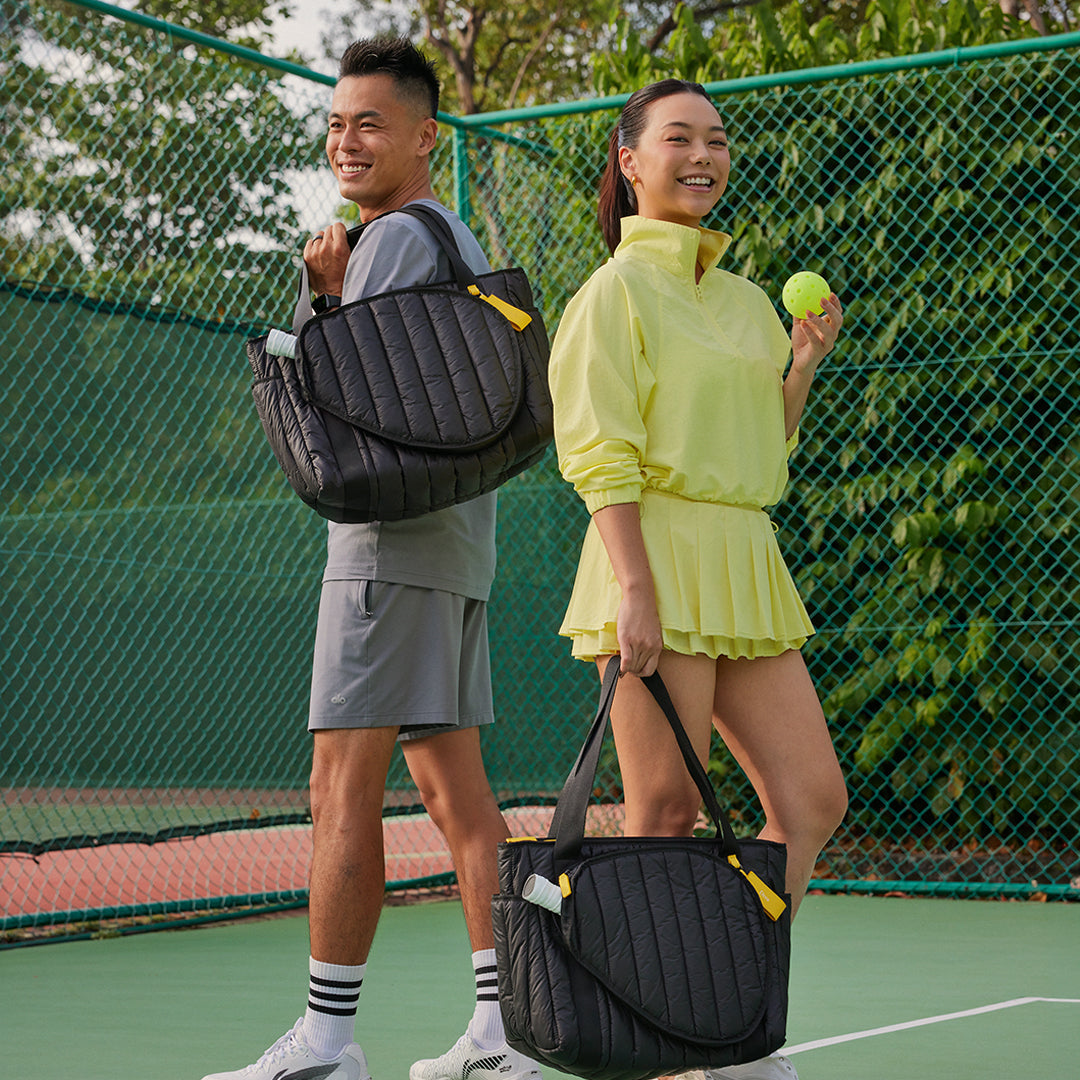 US Customized Quilted ボディー バッグ Quilted Puffy Sports Bag | Tennis, Pickleball & Gym Bag | Bynd Artisan