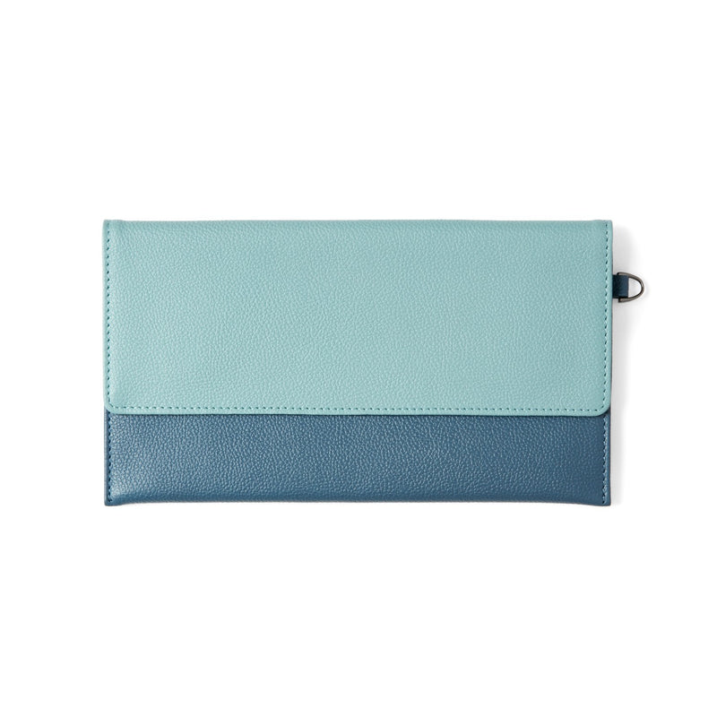Teal/Dark Blue-text