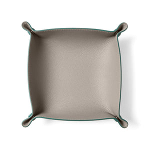 Taupe/Turquoise-text